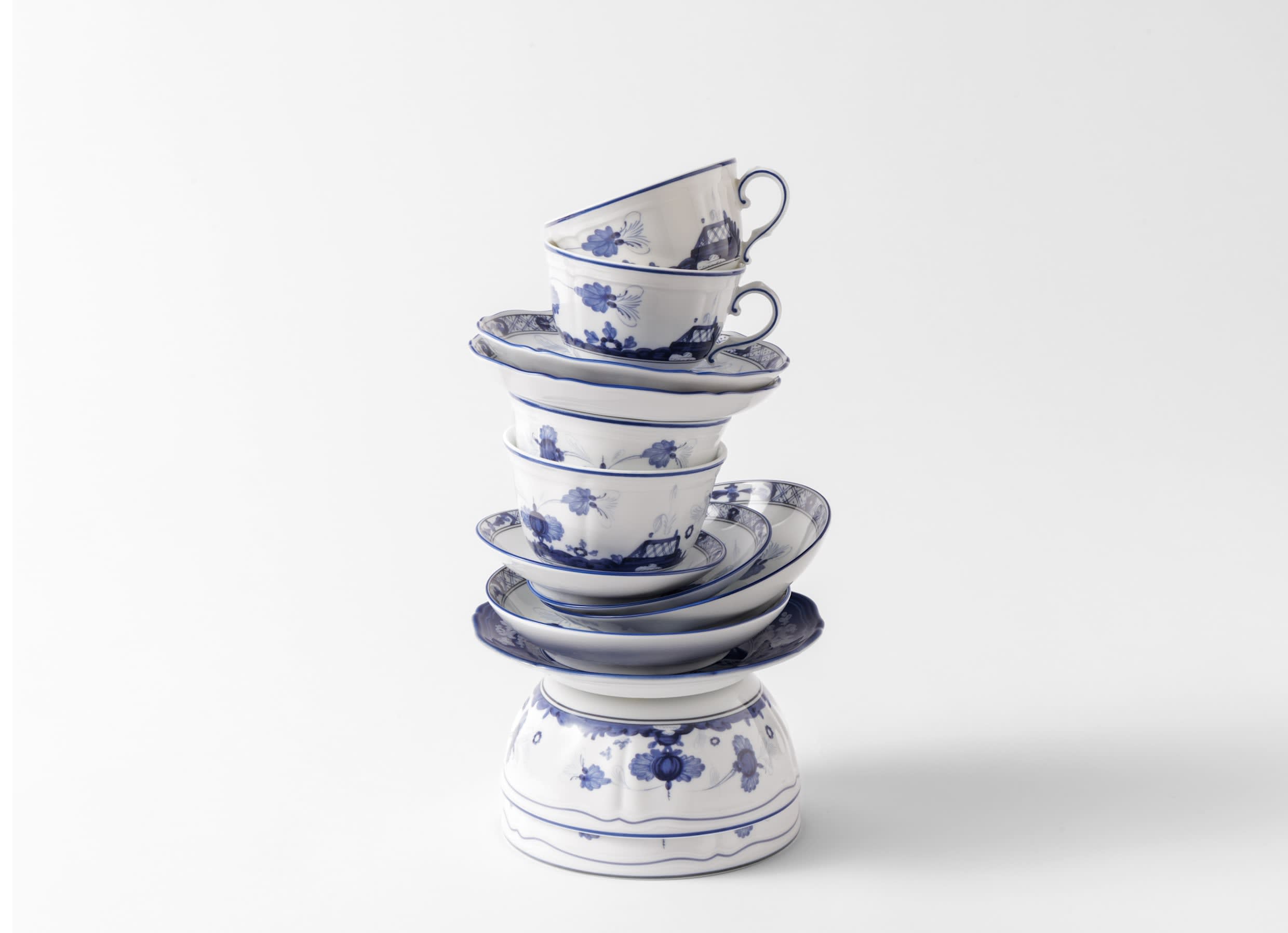 Soup plate Indaco | Oriente Italiano | GINORI 1735